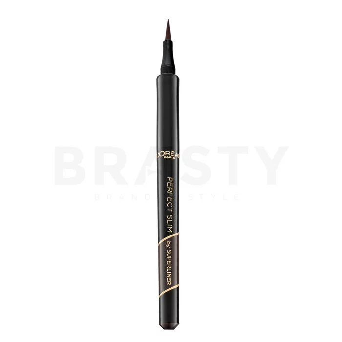 L´Oréal Paris Super Liner Perfect Slim Waterproof Eyeliner linka na oči ve fixu 03 Brown 1 g