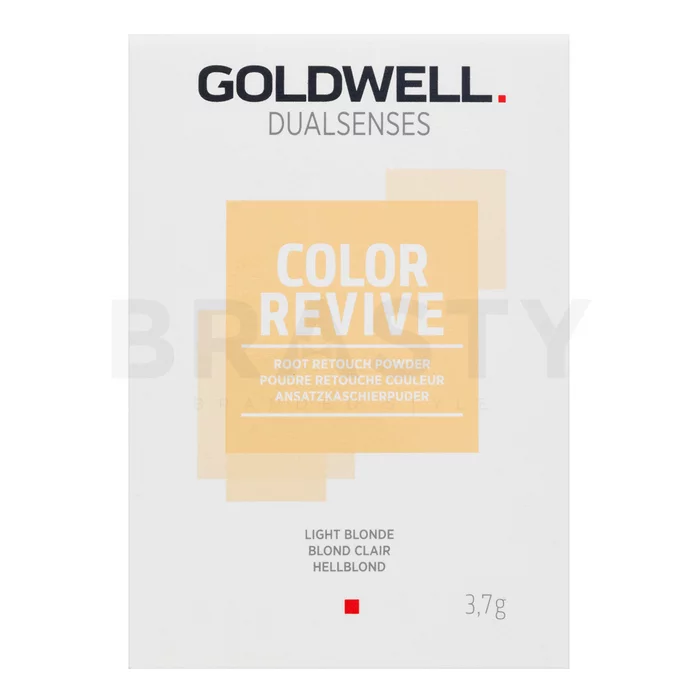 Goldwell Dualsenses Color Revive Root Retouch Powder corector pentru acoperirea firelor carunte de par pentru păr blond Light Blonde 3,7 g