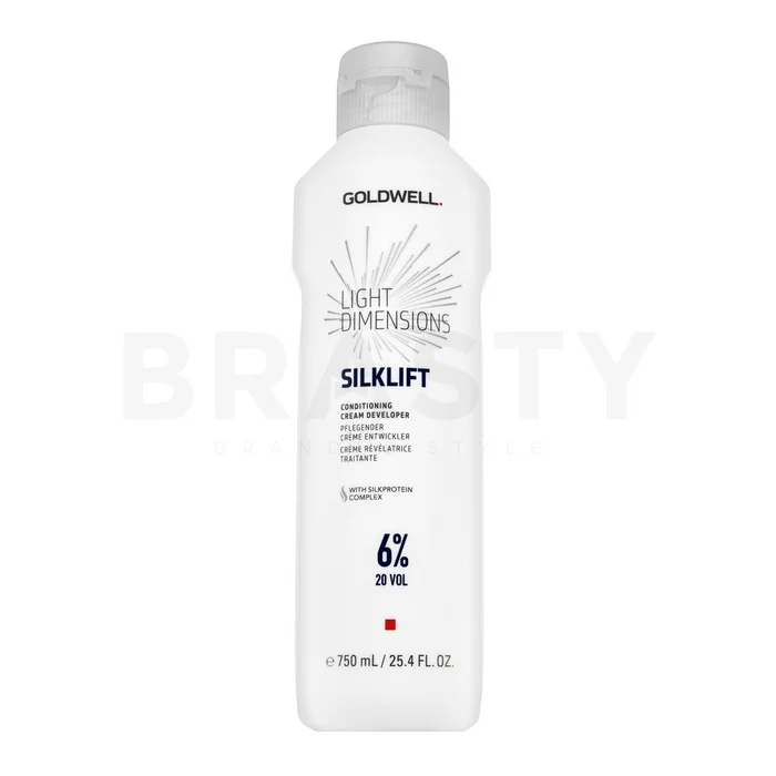 Goldwell Light Dimensions Silklift Conditioning Cream Developer vyvíjecí emulze pro všechny typy vlasů 6% 20 Vol. 750 ml