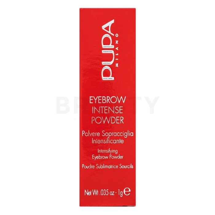 Pupa Eyebrow Intense Powder 004 Extra Dark pudr na obočí 1 g