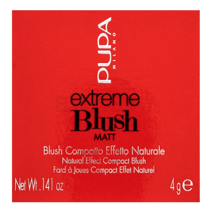 Pupa Extreme Blush Matt Rose Brown 005 puderasto rumenilo za mat efekt 4 g