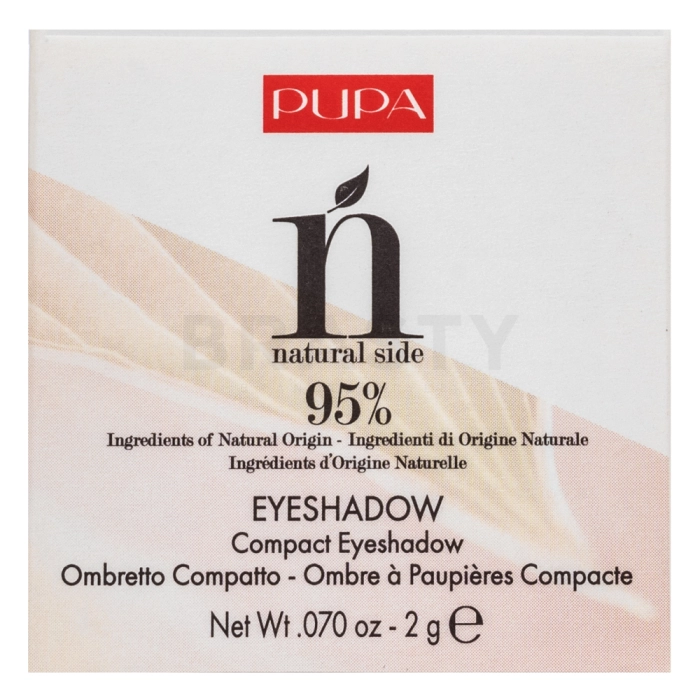 Pupa Natural Side Eyeshadow - 006 Golden Rose paleta sjenila 2 g