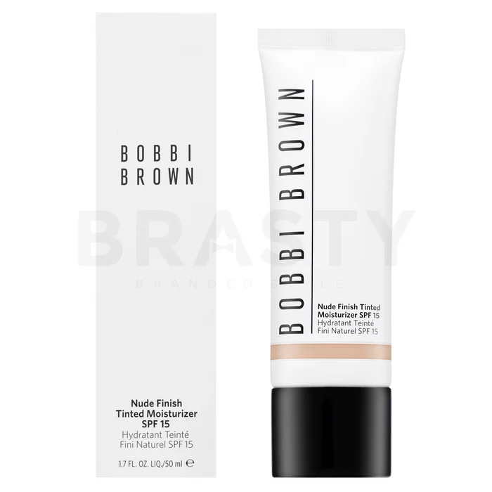 Bobbi Brown Nude Finish Tinted Moisturizer SPF15 tekući make-up za ujednačenu i prosvijetljenu kožu Porcelain 50 ml