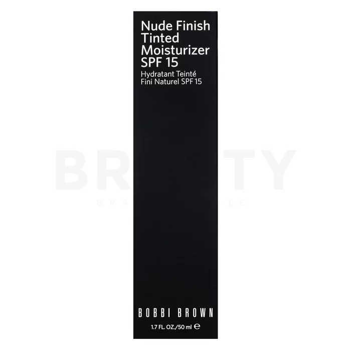 Bobbi Brown Nude Finish Tinted Moisturizer SPF15 tekući make-up za ujednačenu i prosvijetljenu kožu Dark Tint 50 ml