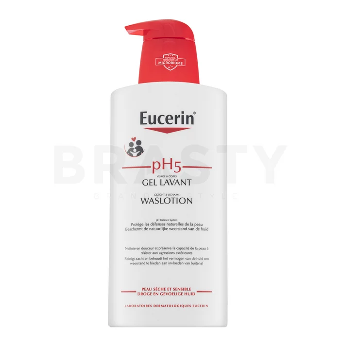 Eucerin pH5 Skin Protection Gel Lavant výživný ochranný čistící krém pro citlivou pleť 400 ml