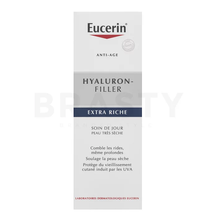 Eucerin Hyaluron-Filler Extra Rich Day Cream hydratační krém pro suchou pleť 50 ml
