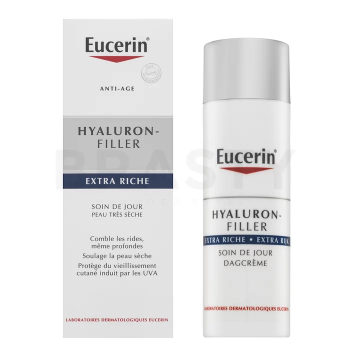 Eucerin Hyaluron-Filler Extra Rich Day Cream hydratační krém pro suchou pleť 50 ml