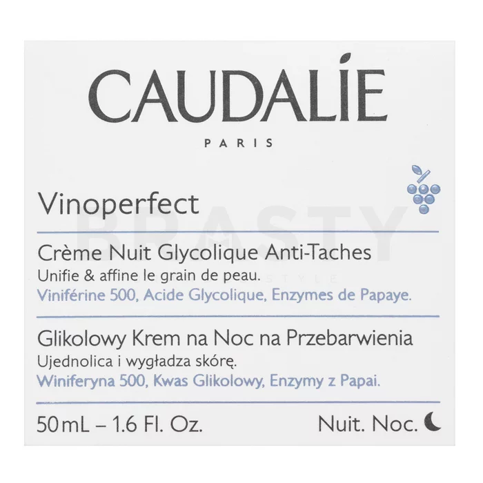 Caudalie Vinoperfect noćna krema Dark Spot Glycolic Night Cream 50 ml