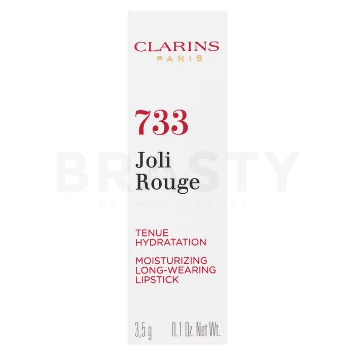 Clarins Joli Rouge Lipstick dlouhotrvající rtěnka s hydratačním účinkem 733 Soft Plum 3,5 g
