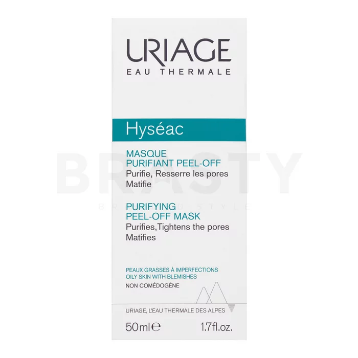 Uriage Hyséac Purifying Peel-Off Mask exfoliační maska pro mastnou pleť 50 ml
