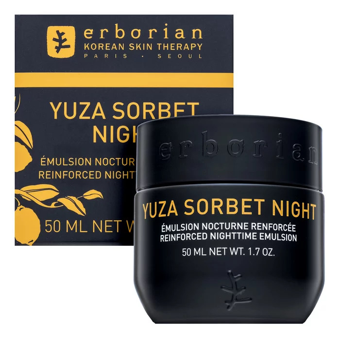 Erborian Yuza Sorbet Night Reinforced Nighttime Emulsion suero facial nocturno con efecto hidratante 50 ml