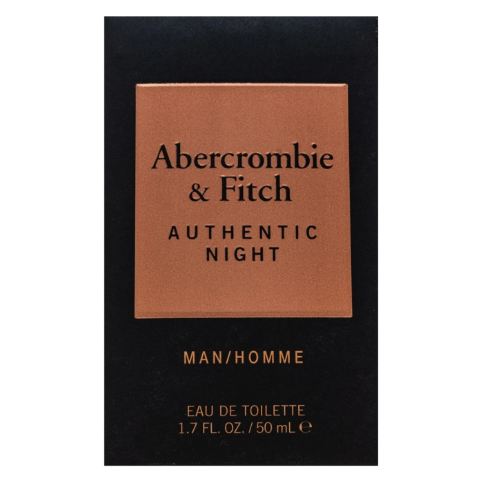 Abercrombie & Fitch Authentic Night Man Eau de Toilette für Herren 50 ml