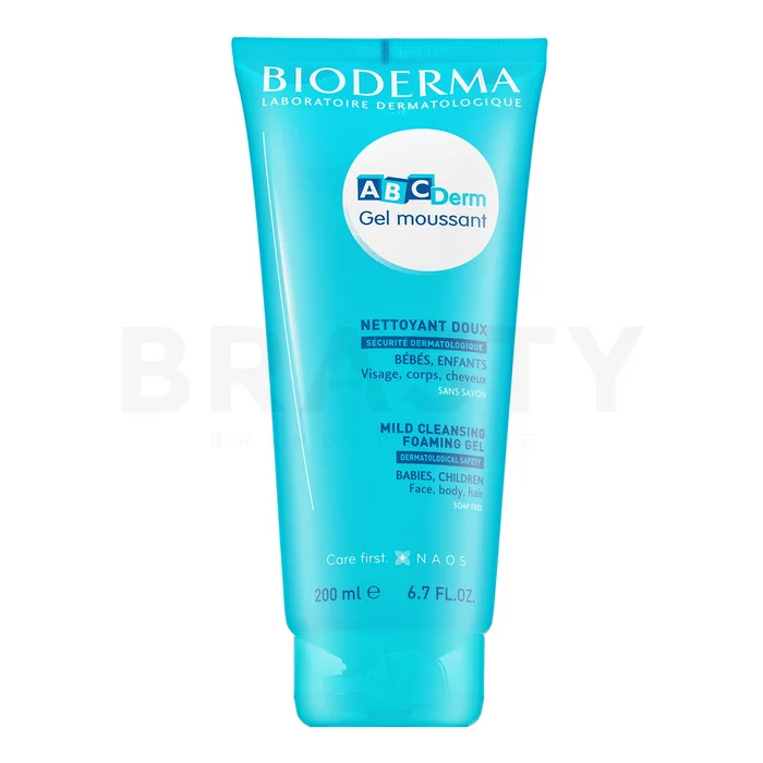 Bioderma ABCDerm Gel Moussant Mild Cleansing Foaming Gel odżywczy żel oczyszczający dla dzieci 200 ml