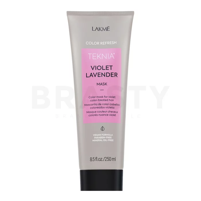 Lakmé Teknia Color Refresh Violet Lavender Mask ernährende Maske mit Farbpigmenten fürs Haar mit violetten Farbtönen 250 ml