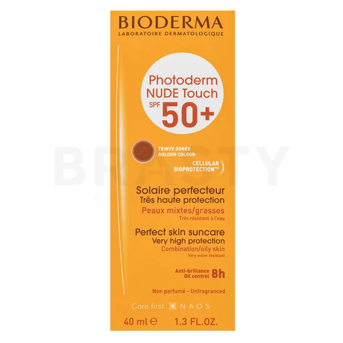 Bioderma Photoderm Nude Touch Perfect Skin SPF 50+ Golden Colour Bräunungsmilch für normale/gemischte Haut 40 ml