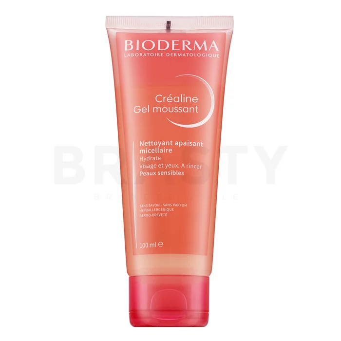 Bioderma Créaline Gel Moussant reinigingsgel voor de gevoelige huid 100 ml