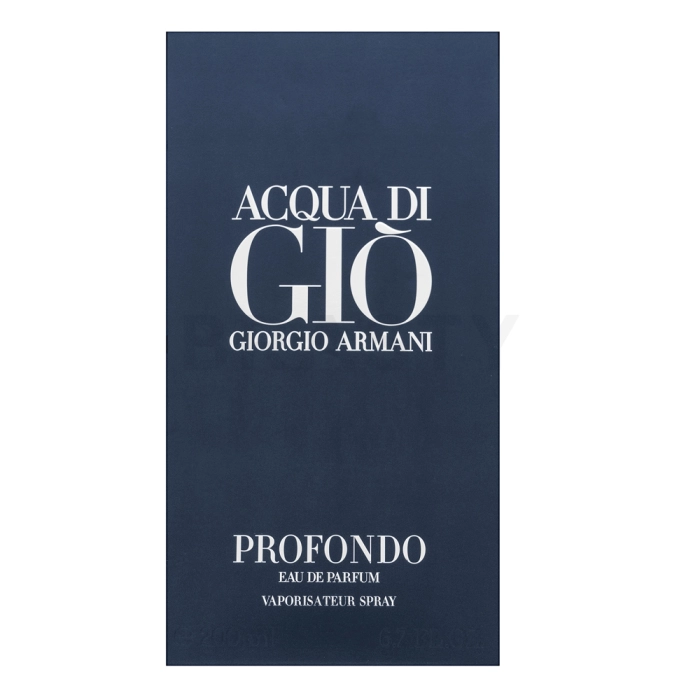 Armani (Giorgio Armani) Acqua di Gio Profondo Eau de Parfum for men 200 ml