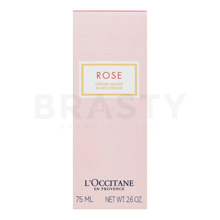 L'Occitane Rose Hand Cream vyživující krém na ruce a nehty 75 ml