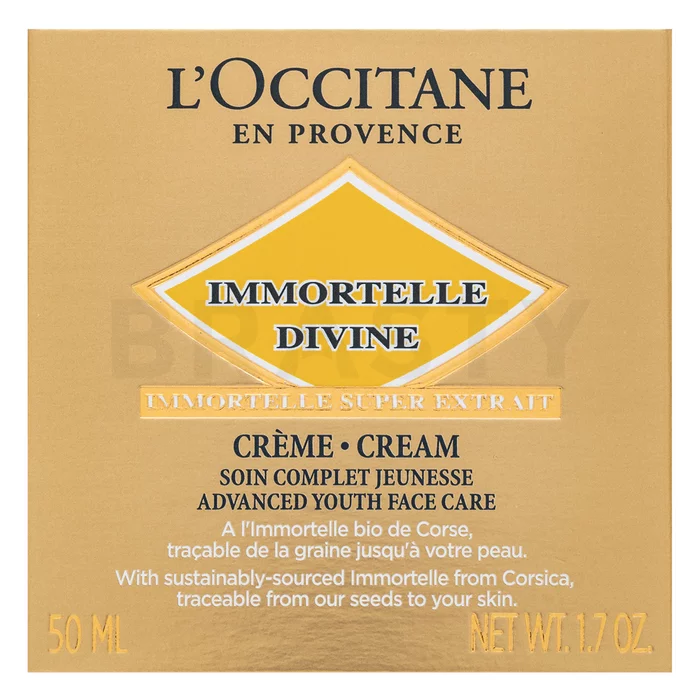 L'Occitane Immortelle Divine Créme hydratační krém proti vráskám 50 ml