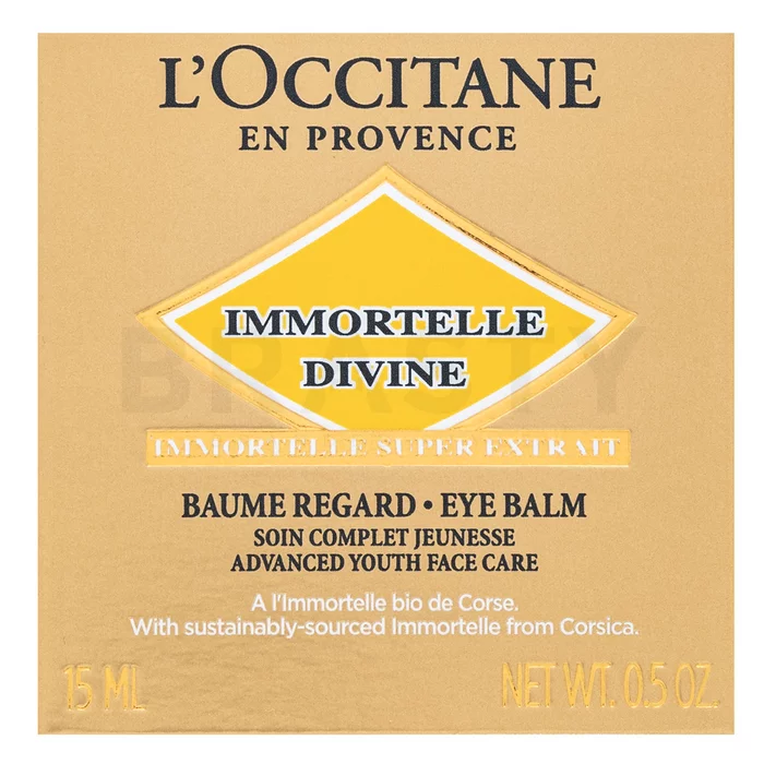 L'Occitane Immortelle Divine Eye Balm oční krém pro vyplnění hlubokých vrásek 15 ml