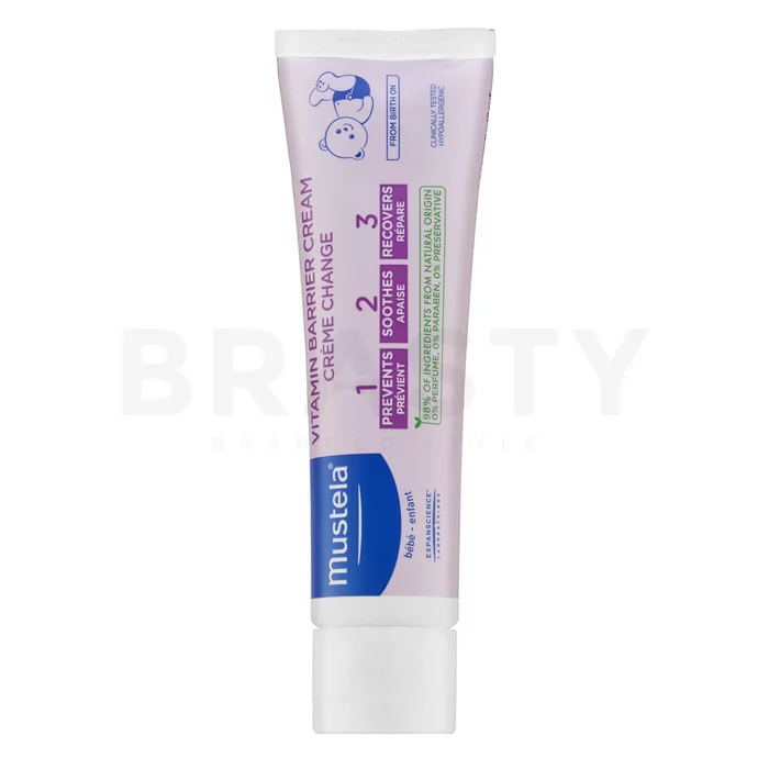 Mustela Bébé Change Cream 1 2 3 krem łagadzący na bolące miejsca dla dzieci 100 ml