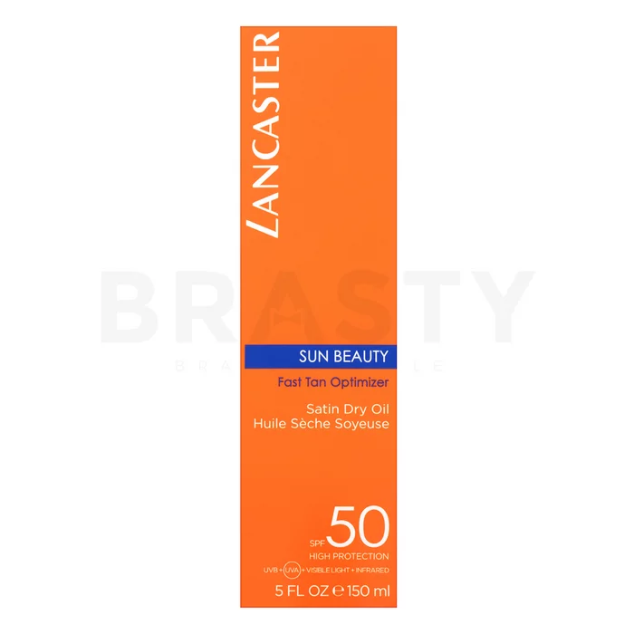 Lancaster Sun Beauty Dry Oil Fast Tan Optimizer SPF50 opalovací olej na obličej a tělo 150 ml