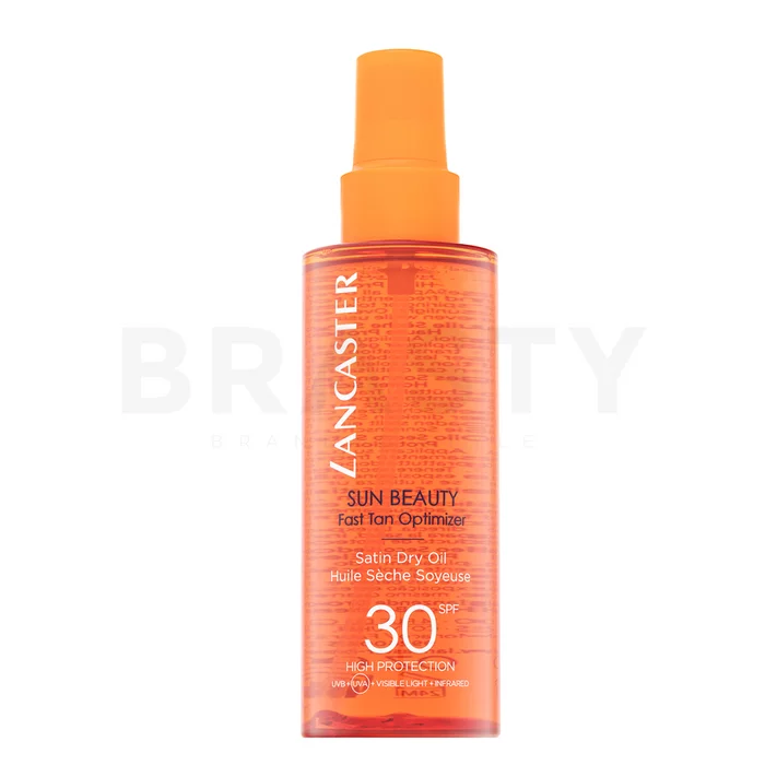 Lancaster Sun Beauty Satin Sheen Oil Fast Tan Optimizer SPF30 olio abbronzante per viso e corpo 150 ml