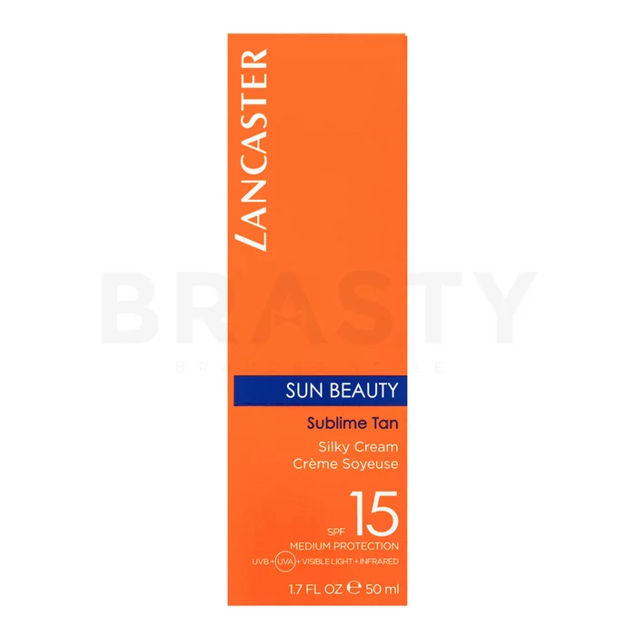 Lancaster Sun Beauty Sublime Tan Silky Cream SPF15 krém na opalování na obličej 50 ml