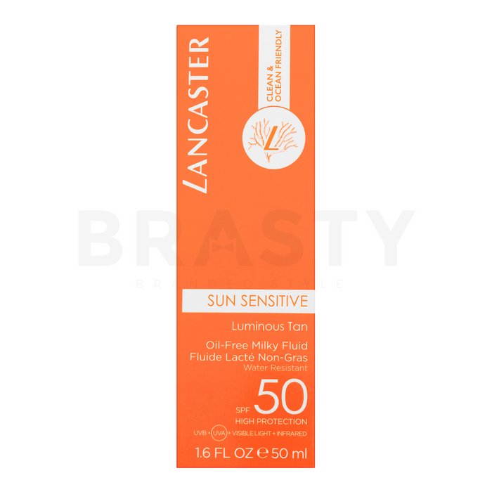 Lancaster Sun Sensitive Oil-free Milk Zonnebrand lotion voor het gezicht 50 ml | BRASTY.BE