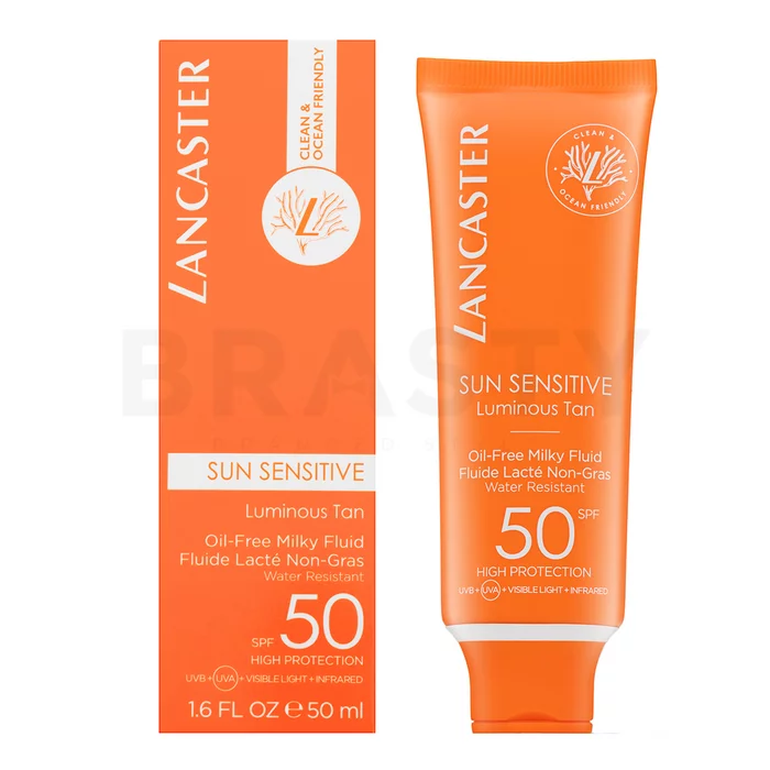 Lancaster Sun Sensitive Oil-free Milk SPF50 lozione solare per il viso 50 ml