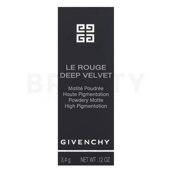 Givenchy Le Rouge Deep Velvet Lipstick rtěnka s matujícím účinkem 37 Rouge Graine 3,4 g