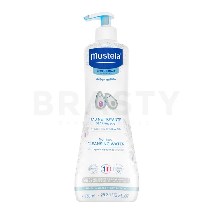 Mustela Bébé No-Rinse Cleansing Water čisticí voda pro děti 750 ml