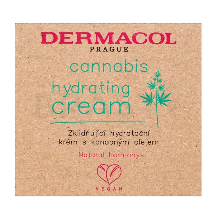 Dermacol Cannabis Hydrating Cream hydratační krém pro zklidnění pleti 50 ml