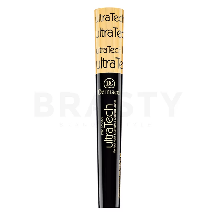 Dermacol UltraTech Mascara řasenka pro prodloužení řas a objem Black 10 ml