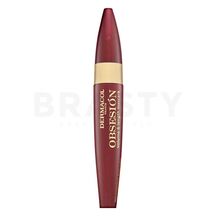 Dermacol Obsesión Volume & Length Mascara řasenka pro prodloužení řas a objem 01 Black 9 ml