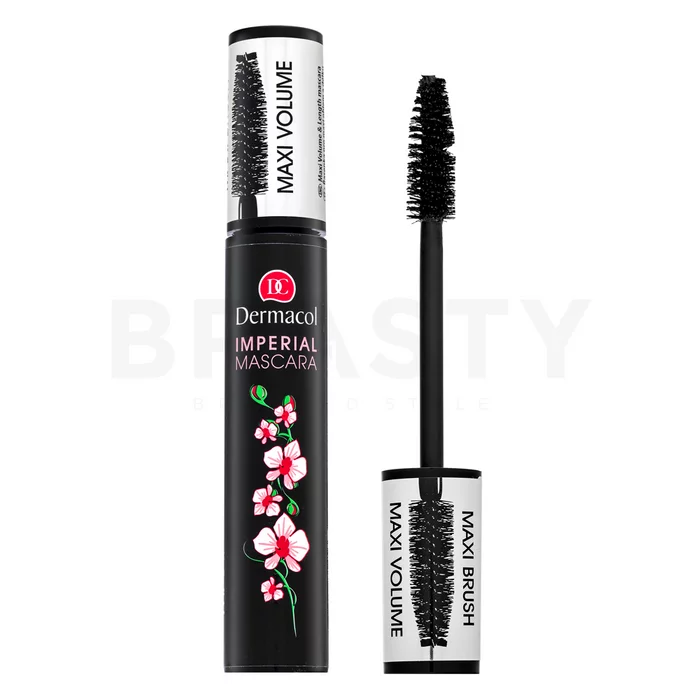 Dermacol Imperial Mascara řasenka pro prodloužení řas a objem Black 13 ml