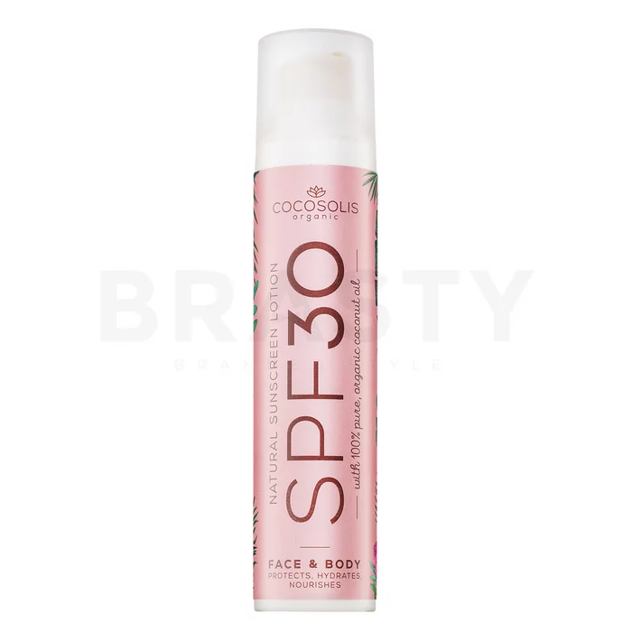 COCOSOLIS Natural Sunscreen Lotion SPF30 Bräunungscreme mit Hydratationswirkung 100 ml