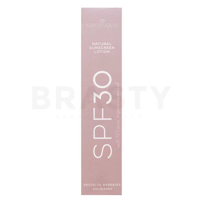 COCOSOLIS Natural Sunscreen Lotion SPF30 Bräunungscreme mit Hydratationswirkung 100 ml