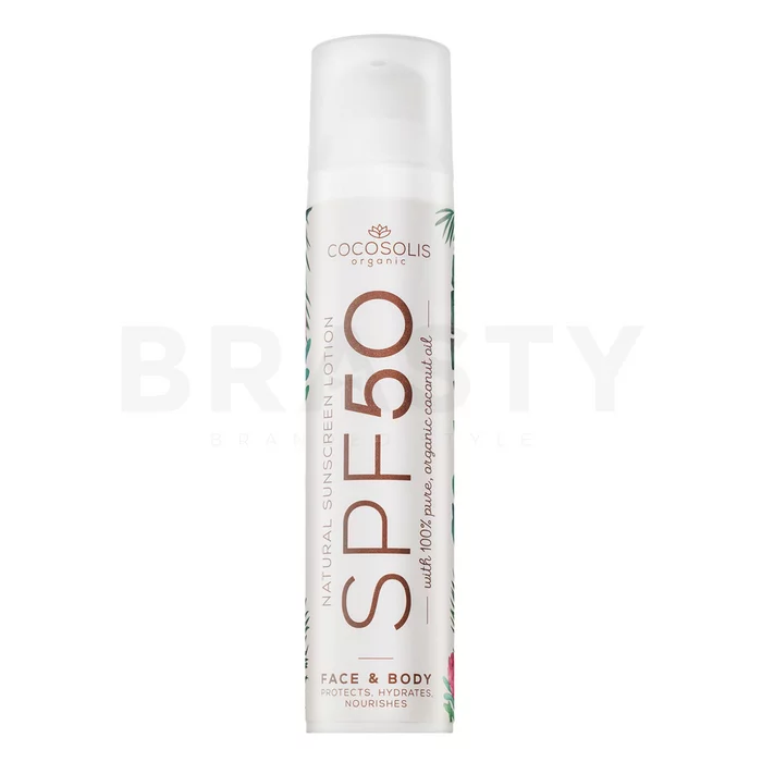 COCOSOLIS Natural Sunscreen Lotion SPF50 zonnebrandcrème met hydraterend effect 100 ml