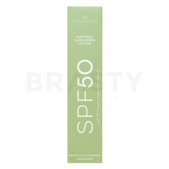 COCOSOLIS Natural Sunscreen Lotion SPF50 zonnebrandcrème met hydraterend effect 100 ml