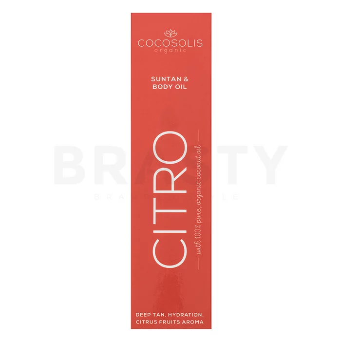 COCOSOLIS CITRO Suntan & Body Oil beschermende olie met hydraterend effect 110 ml