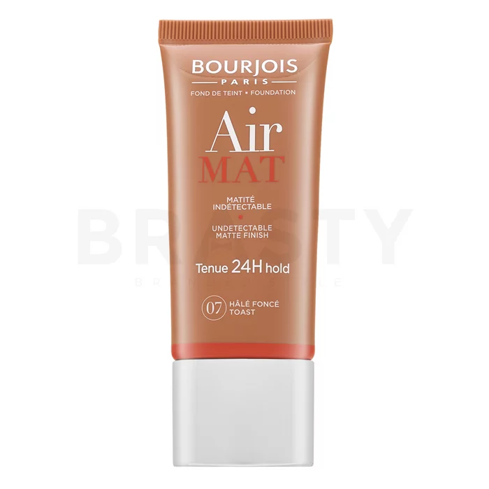 Bourjois Air Mat 24H Undetectable Matte Finish tekući make-up za mat efekt 07 Tan Dark 30 ml