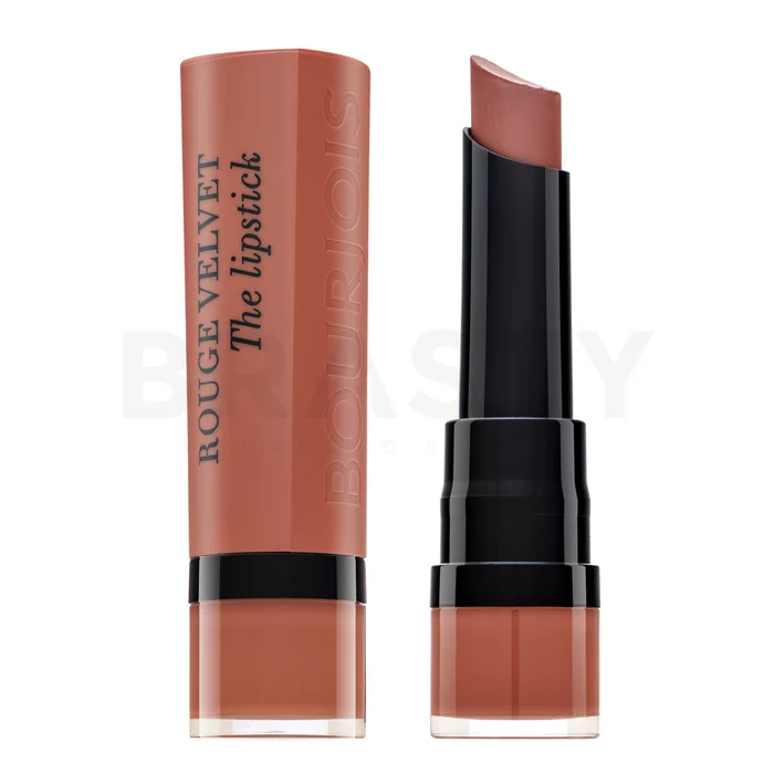 Bourjois Rouge Velvet The Lipstick langhoudende lippenstift voor een mat effect 01 Hey Nude! 2,4 g