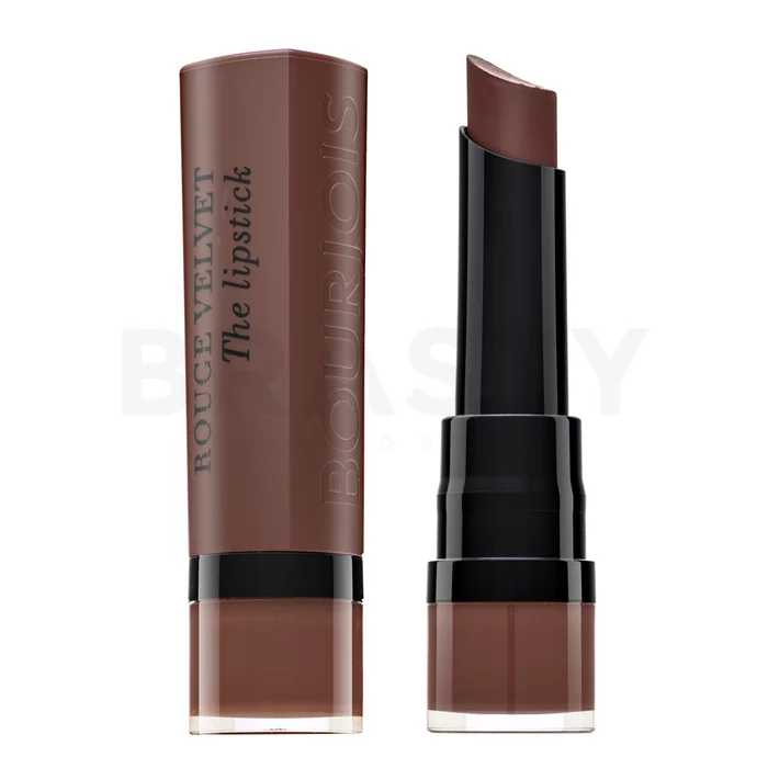 Bourjois Rouge Velvet The Lipstick langhoudende lippenstift voor een mat effect 23 Taupe of Paris 2,4 g