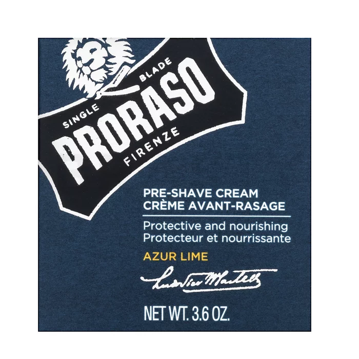 Proraso Azur Lime Pre-Shave Cream krém před holením 100 ml