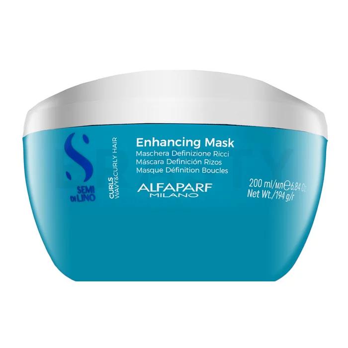 Alfaparf Milano Semi Di Lino Curls Enhancing Mask vyživující maska pro kudrnaté vlasy 200 ml