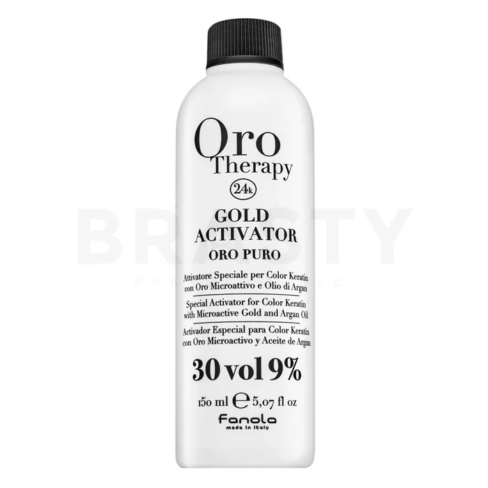 Fanola Oro Therapy 24k Gold Activator Oro Puro fejlesztő emulzió minden hajtípusra 9% 30 Vol. 150 ml