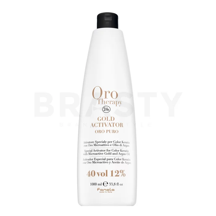 Fanola Oro Therapy 24k Gold Activator Oro Puro emulsie activatoare pentru toate tipurile de păr 12% 40 Vol. 1000 ml