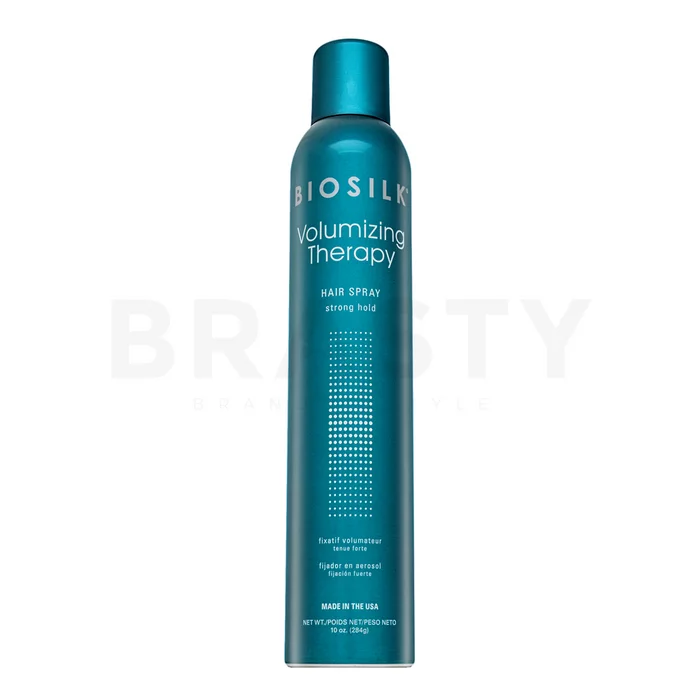 BioSilk Volumizing Therapy Hair Spray starker Haarlack für feines Haar ohne Volumen 284 g