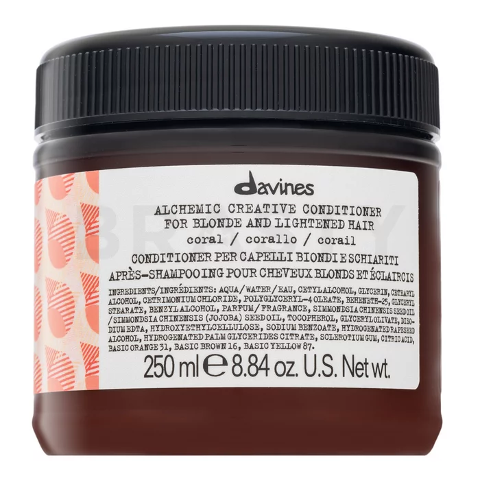 Davines Alchemic Conditioner kondicionér pro zvýraznění barvy vlasů Coral 250 ml
